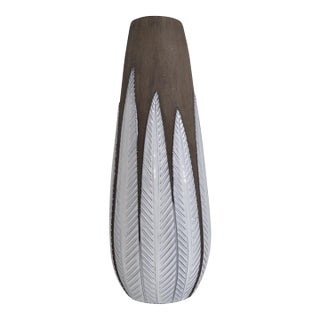 Anna Lisa Thomson Paprika Sculptural Ceramic Vase by Upsala Ekeby Sweden 4740b For Sale