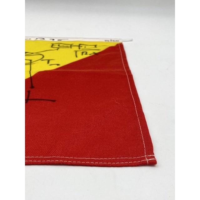 Klaus Vom Bruch, Cargo Cult: Mann über Bord Flag Artwork, 1995, Fabric For Sale - Image 11 of 16