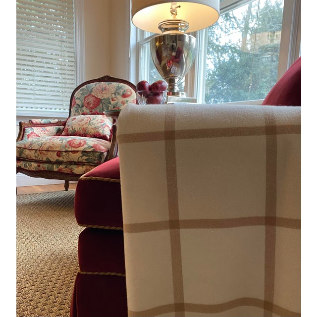 Custom Floral Bergere Chair Upholstered in Brunschwig & Fils For Sale In New York - Image 6 of 12