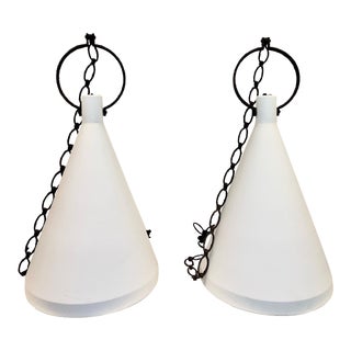 Visual Comfort "Limoges" Open Box Pendants - a Pair For Sale