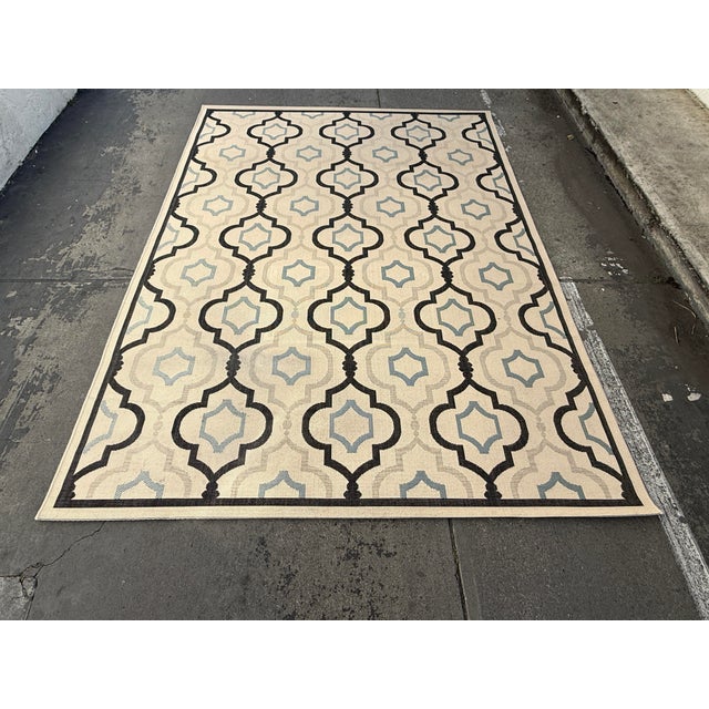 Beige 7ft 10in × 10ft 9in Safavieh Courtyard Collection Area Rug For Sale - Image 8 of 12