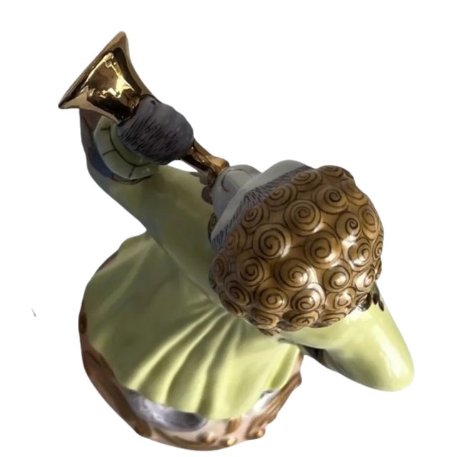 13 + In. Meissen Style "Affenkapelle" Monkey Trumpeter Figurine For Sale - Image 15 of 15