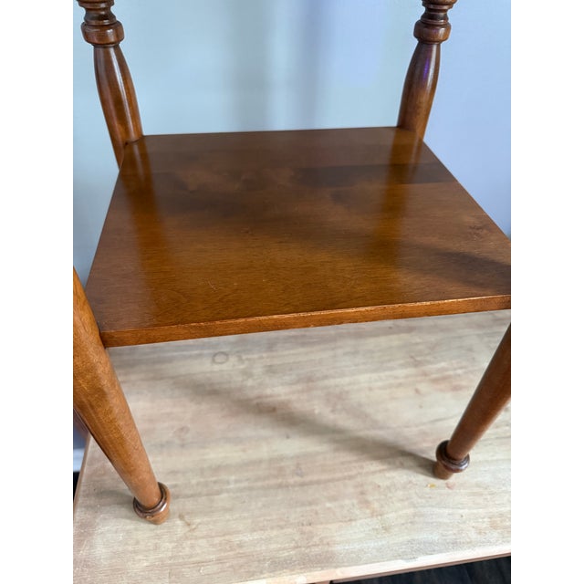 Mid 20th Century Ethan Allen by Baumritter Heirloom Collection Night Stand / Side Table For Sale - Image 11 of 11