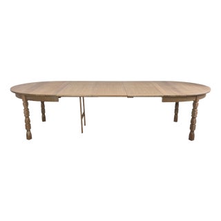 Oak Dining Table from Henning Kjærnulf, 1970s For Sale
