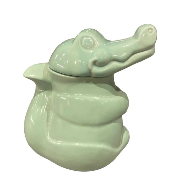 Vintage Carlton Crocodile Alligator-Shaped Sugar Pot For Sale In Reno/Lake Tahoe - Image 6 of 6