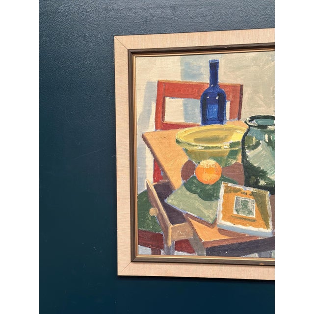 Eli Rasmussen, Opstilling, 1953, Oil Painting on Canvas, Framed For Sale - Image 15 of 18