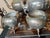 Mid-Century Modern Mid 20th Century Birmingham Silver Co Silver Plate Tea Set Coffee Service Kettle on Stand Teapot - 6 pcs For Sale - Image 3 of 12