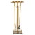 Metal Vintage French Solid Brass Duck Head Fireplace Tool Set, Maison Jansen Style, 19 For Sale - Image 7 of 17
