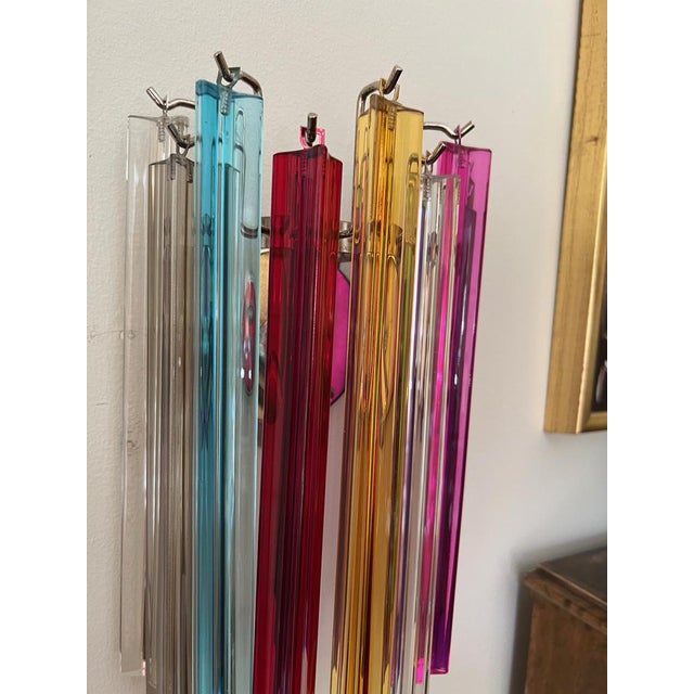 Colorful Wall Lamps in Murano Glass, Set of 4 For Sale - Image 5 of 10