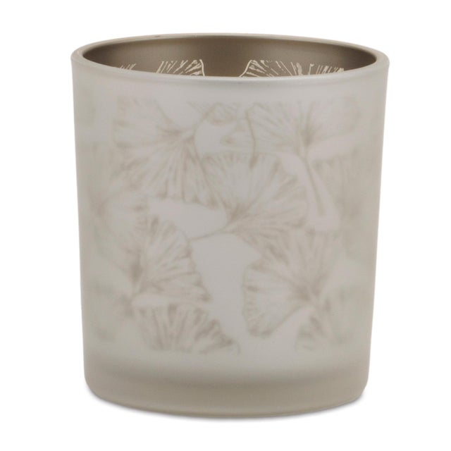 2020s Frosted Glass Votive Holders (Set of 3) For Sale - Image 5 of 6