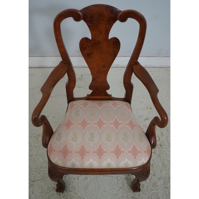 Age: Approx: 40 Years Old Details: Walnut Ball & Claw Feet High Quality Construction Queen Anne Legs Shell Carved Knees 18...