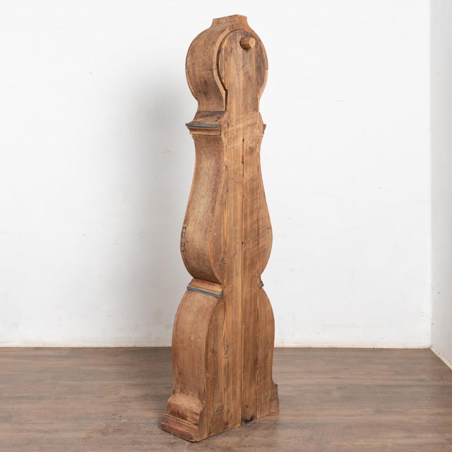 Original Painted Swedish Mora Grandfather Clock , Dated 1850 For Sale - Image 11 of 11