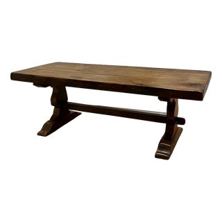 Monumental Monastery Table in Oak, 1850 For Sale