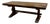 Monumental Monastery Table in Oak, 1850 For Sale