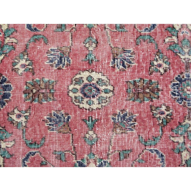 1960s 1960s Distressed Turkish Rug -39"x77" For Sale - Image 5 of 11