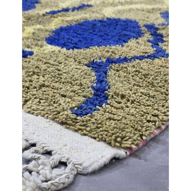 Mid-Century Modern Handwoven Berber Wool Rug - 8.5 X 5.2 Ft For Sale - Image 3 of 9