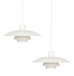 Vintage PH 4/3 Pendant Lamps by Poul Henningsen for Louis Poulsen, Denmark, 1966, Set of 2