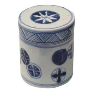 Antique Chinese Porcelain Covered Jar