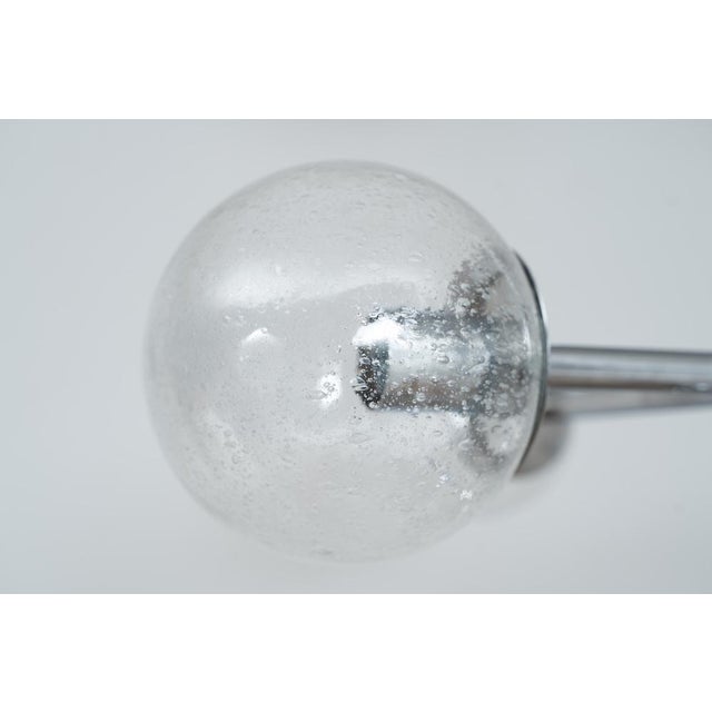 Metal Large Chrome Pendant Light by Kinkeldey, 1960s For Sale - Image 7 of 14