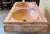 19th Century Antique Hand Carved Pink Marble Double Basin Kitchen Sink For Sale - Image 13 of 18