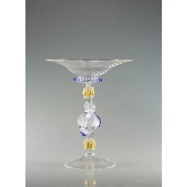 Morise Fish Raised Fish Glass from Cortella & Ballarin For Sale - Image 3 of 3