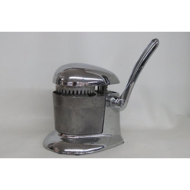 Rival Tilt Top Juice O Mat Hand Press Juicer Deco Chrome Industrial Style 4502b For Sale - Image 9 of 18