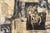 Modern Abstract Figurative Collage Canvas Untitled a World Where I Exist Signed For Sale In Detroit - Image 6 of 6
