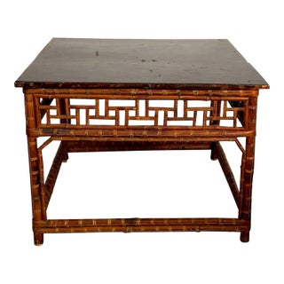19th Century Bamboo Table, China Was $1750 For Sale