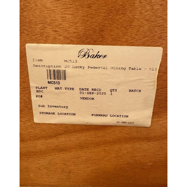 2020s Jacques Garcia for Baker/ McGuire 513 Lucky Pedestal Brass Table Base For Sale - Image 5 of 5