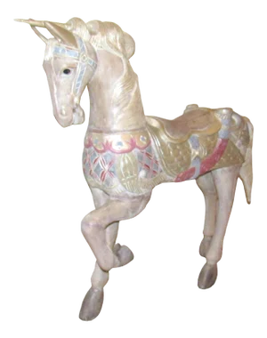 Vintage Unicorn Sculpture