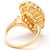 The golden goddess displayed on this accent ring exudes a royal flair that's majestic and beautiful. The sparkling diamond...