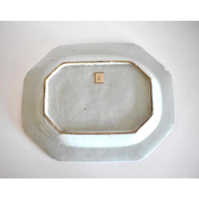 18th-Century Qianlong Chinese Blue Underglaze Large Serving Dish For Sale - Image 9 of 11