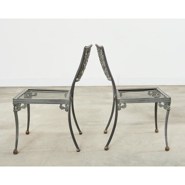 Brown Jordan Elegance Neoclassical Garden Dining Suite For Sale - Image 9 of 12