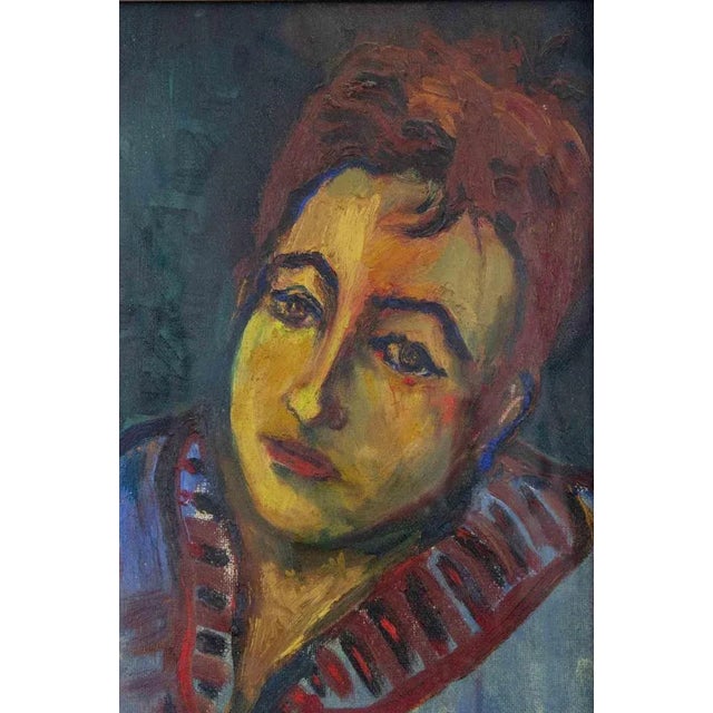 Oil on cardboard realized by sirio pellegrini in 1969. Hand signed. Includes a wooden frame realized by the artist. Cm....