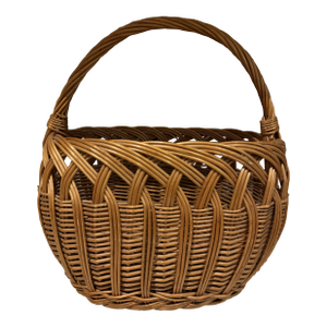 French Wicker Market Basket