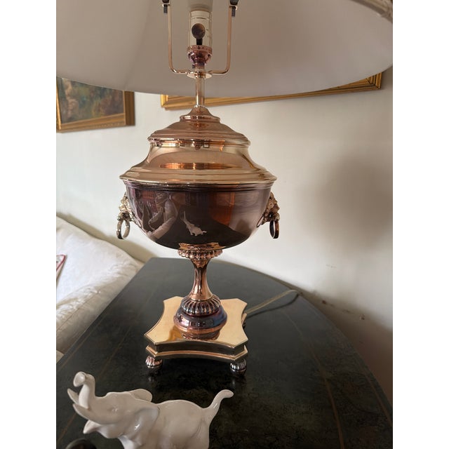 Ralph Lauren Ralph Lauren Samover Lamps For Sale - Image 4 of 4