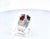 Vintage Multi-Gemstone Cocktail Ring in 18k White Gold, Size 6.25 For Sale In Los Angeles - Image 6 of 9