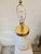 Late 20th Century Milk White and Gold Table Lamp For Sale In New York - Image 6 of 10