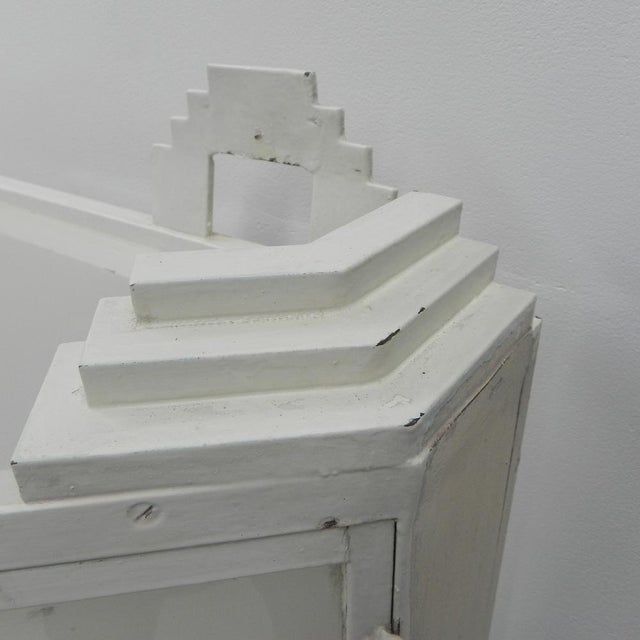 Metal Art Deco Display Cabinet on Legs, 1920s For Sale - Image 7 of 18