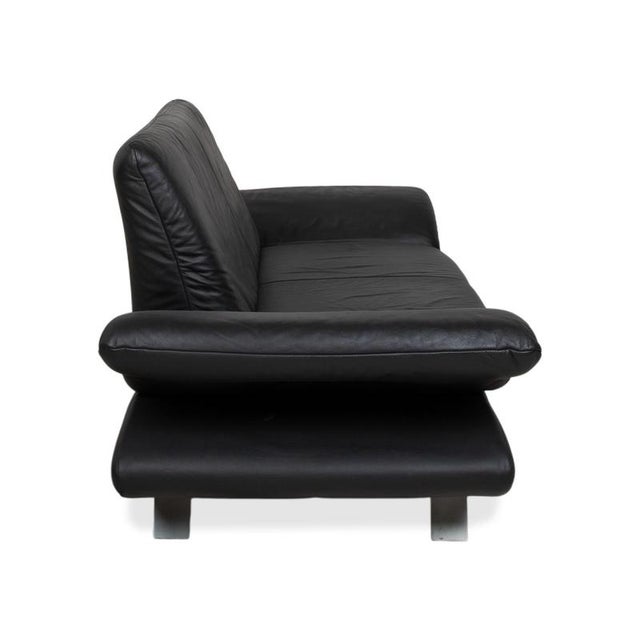Rossini 2-Seater Sofa in Black Leather from Koinor For Sale - Image 12 of 15