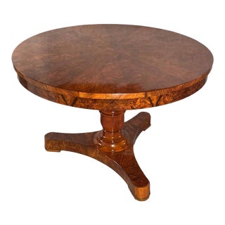 Biedermeier Walnut Table, Germany 1820 For Sale