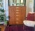 Vintage Walnut Veneer MCM 6 Drawer Chest For Sale - Image 12 of 12