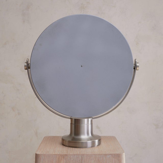 Artemide Italian Round Vanity Mirror Attributed to Sergio Mazza for Artemide, 1960s For Sale - Image 4 of 8