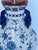 Vintage Blue and White Chinoiserie Pomegranate Lamp For Sale In Savannah - Image 6 of 12