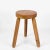 Mid-Century French Modern Wooden Tripod Stool in the style of Charlotte Perriand, 1950s For Sale - Image 4 of 18