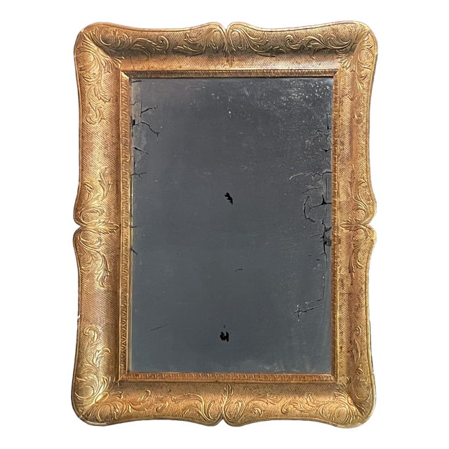 Italian Empire Giltwood Mirror-Frame, 1820s For Sale