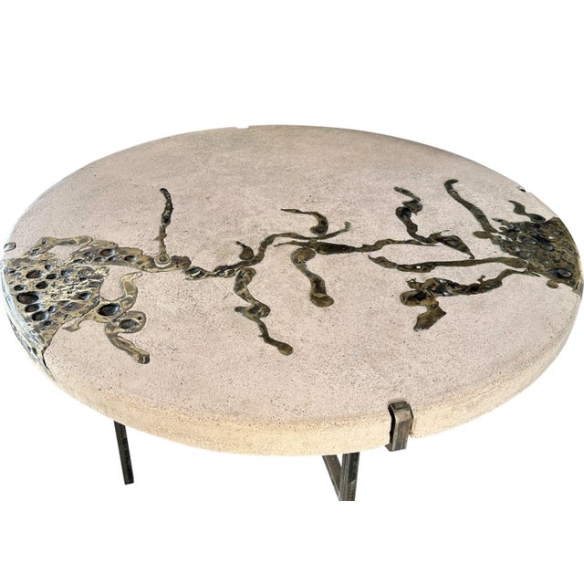 1970s 1970s Attributed to Silas Seandel, “Terra” Dining Table For Sale - Image 5 of 6