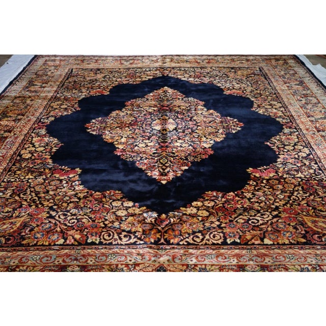 Mid 20th Century Vintage Sarouk Rug 10'2'' X 13'1'' For Sale - Image 5 of 10