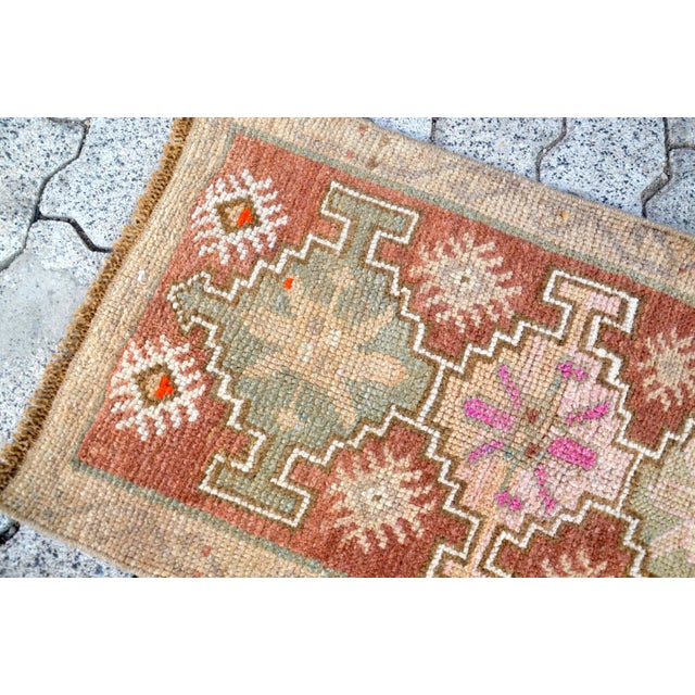 1960s Boho Chic Aztec Anatolia Rug For Sale - Image 4 of 6
