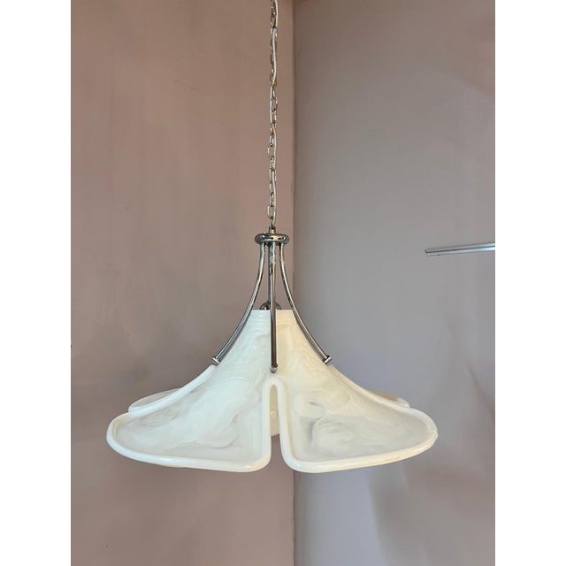 Hanging Lamp in White Chrome and Plastic by Cosack For Sale - Image 4 of 11